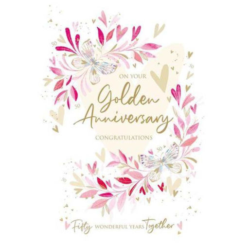 Picture of ON YOUR GOLDEN ANNIVERSARY CONGRATULATIONS